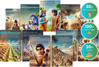Bhagavad Gita for Kids - Hindi & English (Bonus : Wall Art + Colouring Book)