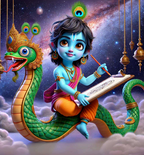 Bhagavad Gita for Kids - Hindi & English (Bonus : Wall Art + Colouring Book)